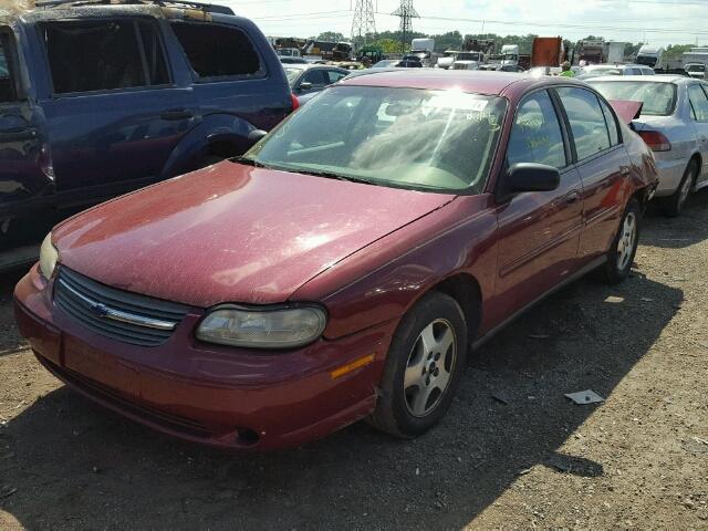 1G1ND52F94M607627 - 2004 CHEVROLET CLASSIC MAROON photo 2