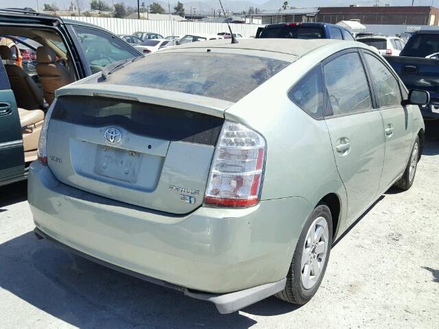 JTDKB20U483461214 - 2008 TOYOTA PRIUS GREEN photo 4