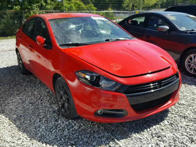 1C3CDFFA2GD821516 - 2016 DODGE DART SXT S RED photo 1