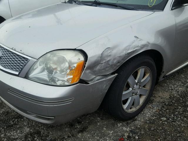 1FAHP24117G144063 - 2007 FORD FIVE HUNDR GRAY photo 9