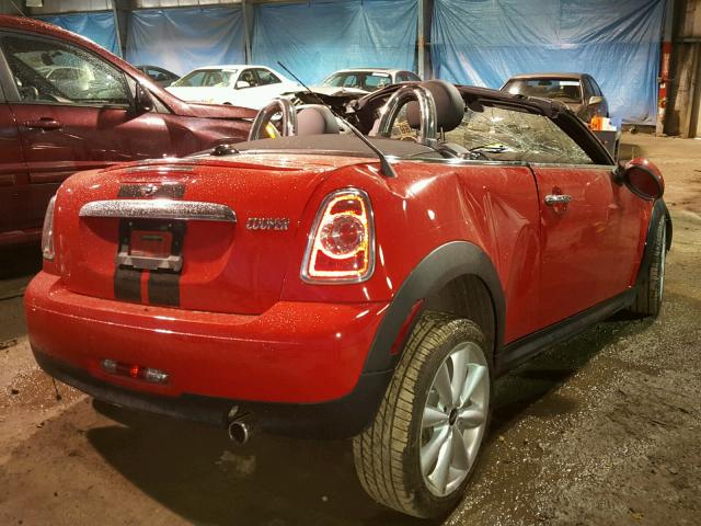 WMWSY1C54DT625176 - 2013 MINI COOPER ROA RED photo 4