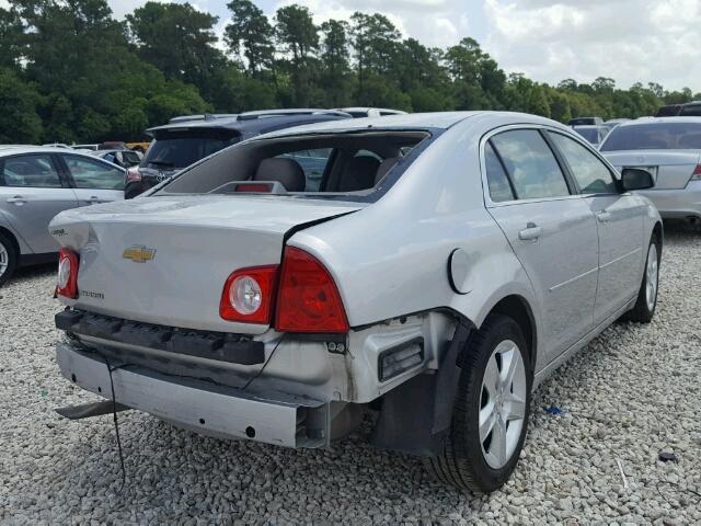 1G1ZA5EUXCF389737 - 2012 CHEVROLET MALIBU LS 银色 照片 4