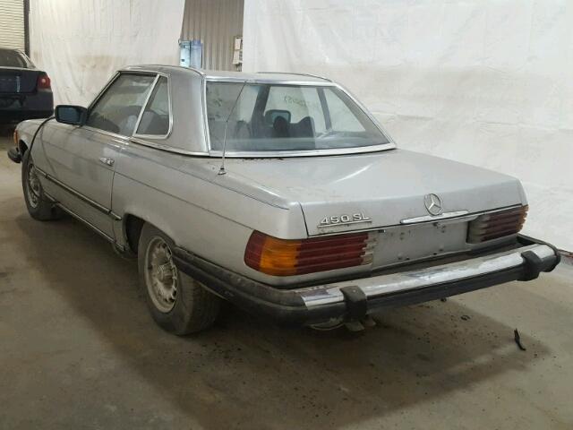 10704412042744 - 1978 MERCEDES-BENZ 450 SL GRAY photo 3