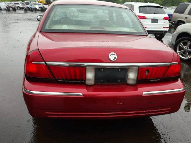 2MEFM75W2YX724935 - 2000 MERCURY GRAND MARQ RED photo 9