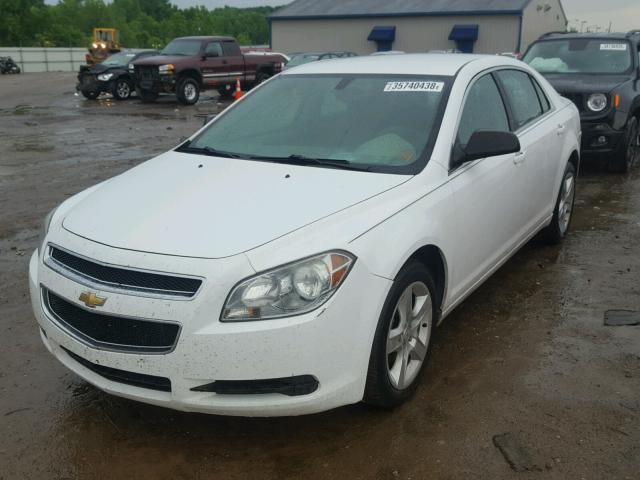 1G1ZB5EB6AF266767 - 2010 CHEVROLET MALIBU LS თეთრი ფოტო 2