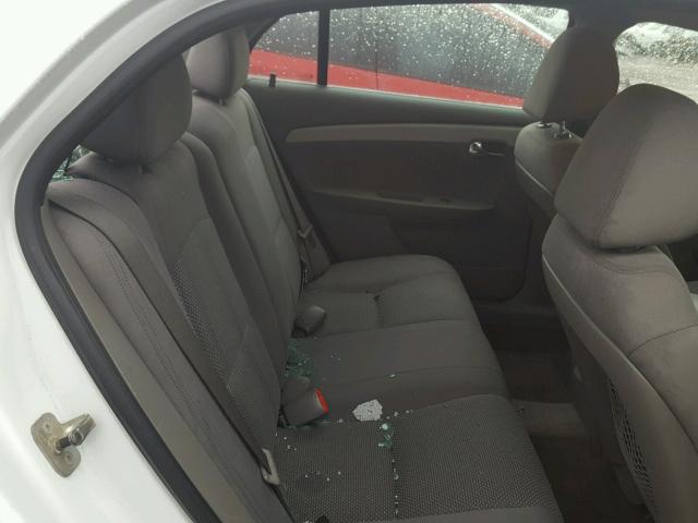 1G1ZB5EB6AF266767 - 2010 CHEVROLET MALIBU LS თეთრი ფოტო 6