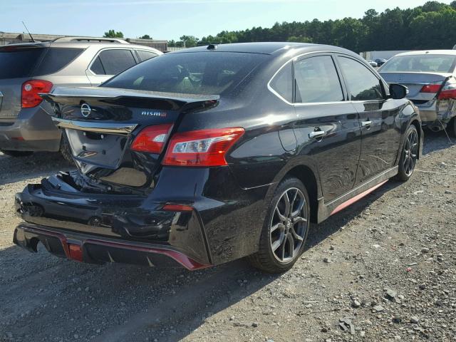 3N1CB7AP4JY227178 - 2018 NISSAN SENTRA SR BLACK photo 4