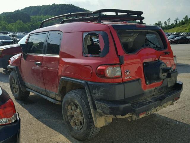 JTEBU4BF3CK130932 - 2012 TOYOTA FJ CRUISER RED photo 3