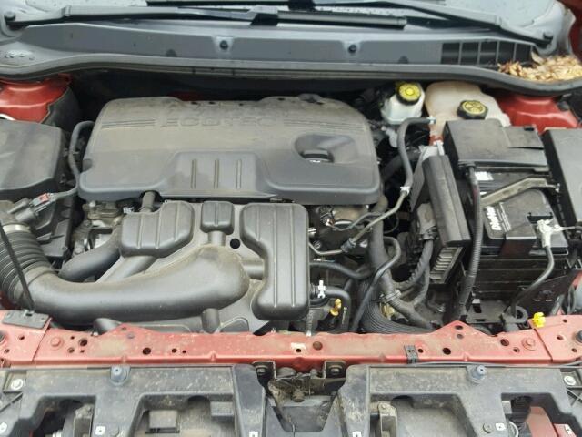 1G4PS5SK5D4157232 - 2013 BUICK VERANO RED photo 7