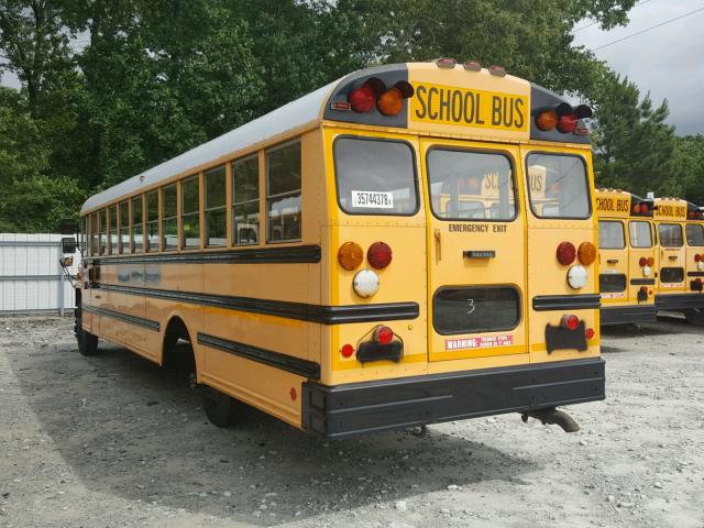 1HVLNHGL7HH487296 - 1987 INTERNATIONAL S-SERIES 1 黄色 照片 3