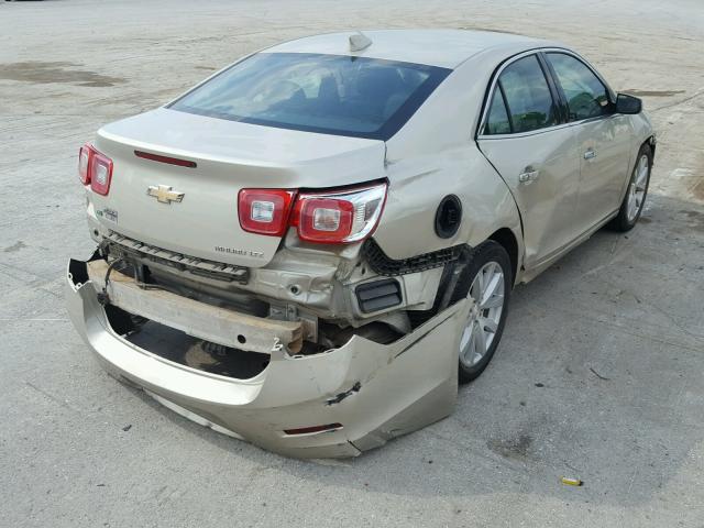 1G11F5SL8FF296973 - 2015 CHEVROLET MALIBU LTZ 棕色 照片 4