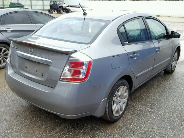 3N1AB6AP5BL613446 - 2011 NISSAN SENTRA 2.0 GRAY photo 4