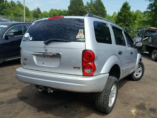 1D8HB58226F113214 - 2006 DODGE DURANGO LI SILVER photo 4