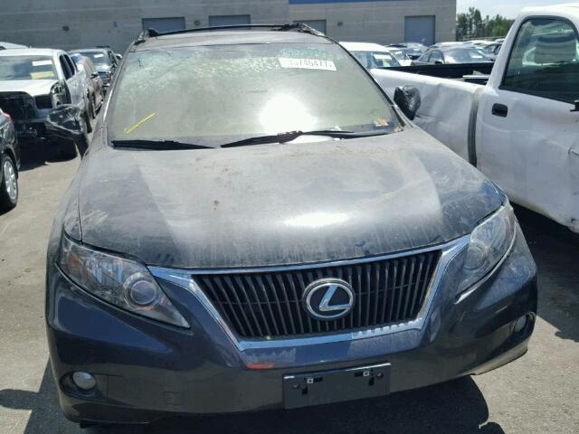 2T2BK1BA9BC113240 - 2011 LEXUS RX BLACK photo 9