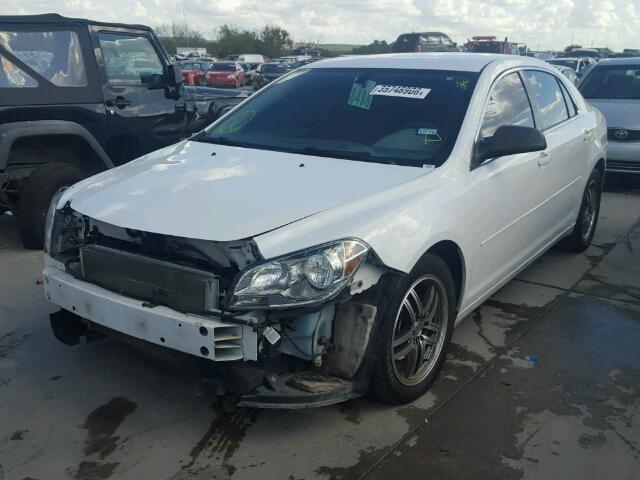 1G1ZA5EU6BF146330 - 2011 CHEVROLET MALIBU LS WHITE photo 2