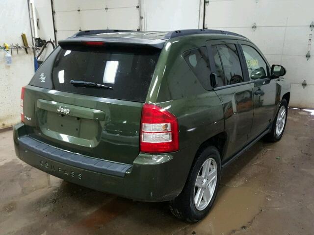 1J8FF47W57D264773 - 2007 JEEP COMPASS GREEN photo 4