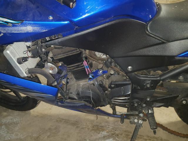 JKAEXMJ199DA44369 - 2009 KAWASAKI EX250 J BLUE photo 7