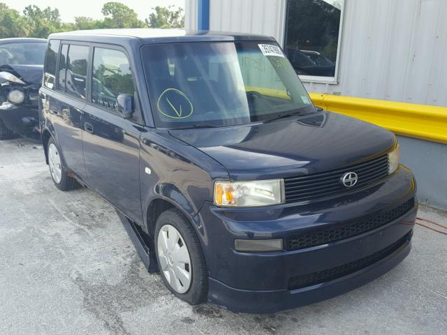 JTLKT334764111103 - 2006 TOYOTA SCION XB BLUE photo 1
