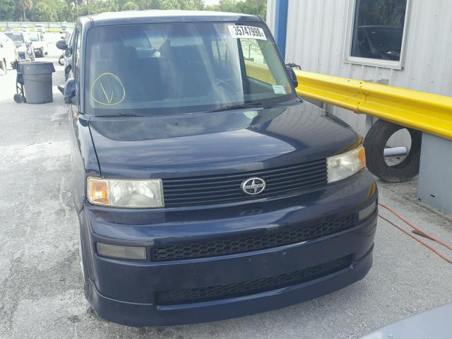 JTLKT334764111103 - 2006 TOYOTA SCION XB BLUE photo 9