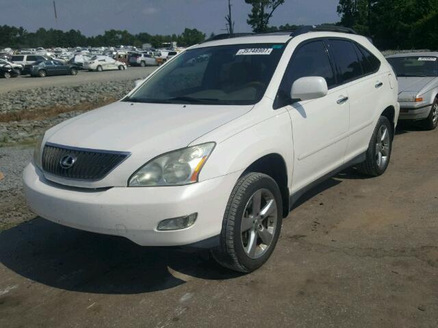 2T2GK31U07C002855 - 2007 LEXUS RX 350 WHITE photo 2