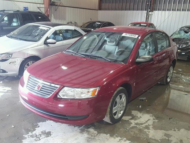 1G8AJ55FX7Z177988 - 2007 SATURN ION LEVEL RED photo 2