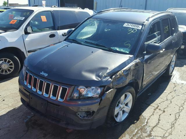 1C4NJCBB0ED850696 - 2014 JEEP COMPASS SP GRAY photo 2