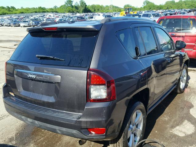 1C4NJCBB0ED850696 - 2014 JEEP COMPASS SP GRAY photo 4