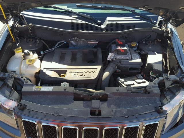 1C4NJCBB0ED850696 - 2014 JEEP COMPASS SP GRAY photo 7