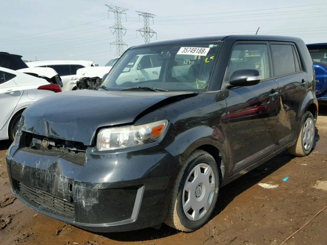 JTLKE50E891091582 - 2009 TOYOTA SCION XB შავი ფოტო 2