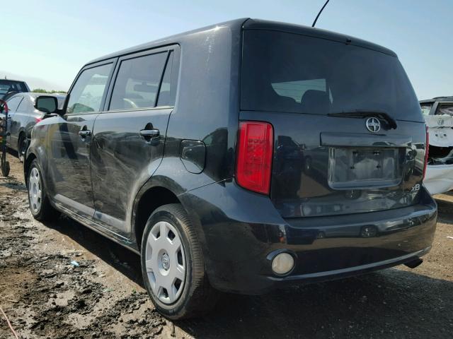 JTLKE50E891091582 - 2009 TOYOTA SCION XB შავი ფოტო 3