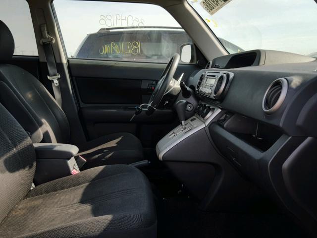 JTLKE50E891091582 - 2009 TOYOTA SCION XB შავი ფოტო 5