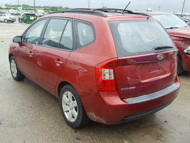 KNAFG525887219042 - 2008 KIA RONDO BASE RED photo 3