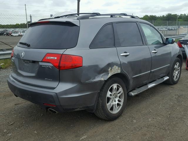 2HNYD28658H553630 - 2008 ACURA MDX TECHNO BLACK photo 4