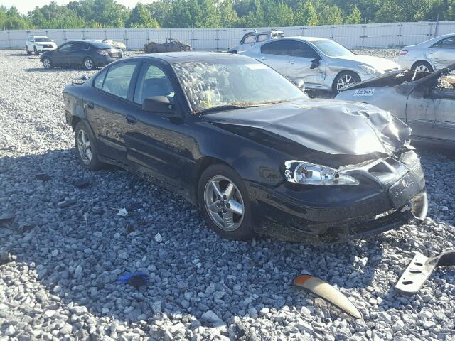 1G2NV52E61C161549 - 2001 PONTIAC GRAND AM BLACK photo 1