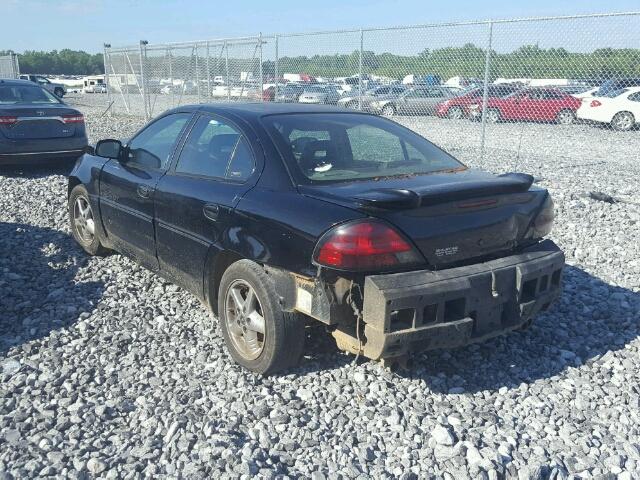 1G2NV52E61C161549 - 2001 PONTIAC GRAND AM BLACK photo 3