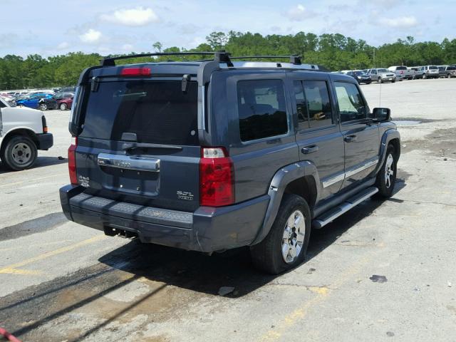 1J8HG582X6C306012 - 2006 JEEP COMMANDER CHARCOAL photo 4