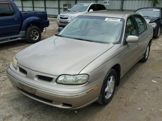 1G3NG52M5W6310293 - 1998 OLDSMOBILE CUTLASS GL BEIGE photo 2