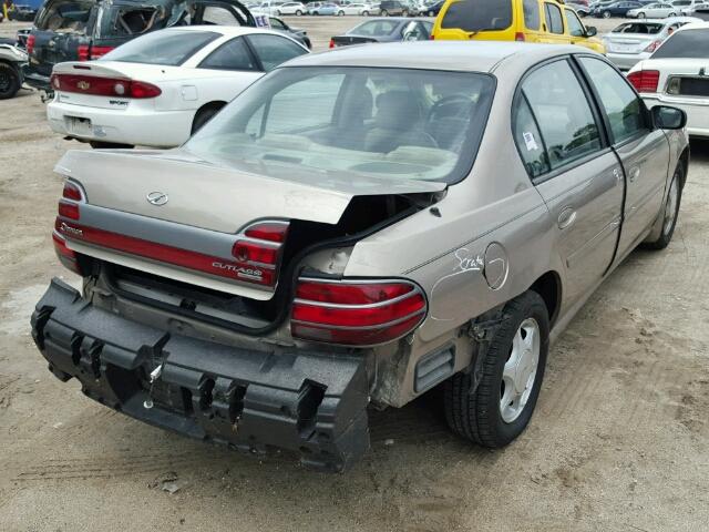 1G3NG52M5W6310293 - 1998 OLDSMOBILE CUTLASS GL BEIGE photo 4