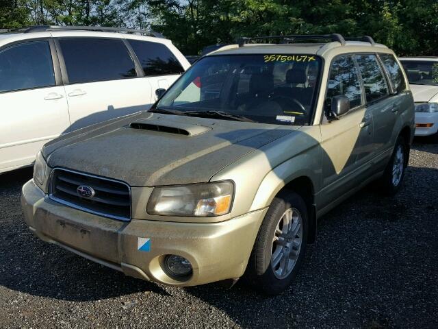 JF1SG69654H745841 - 2004 SUBARU FORESTER 2 GOLD photo 2