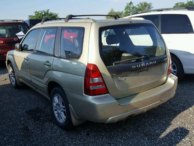 JF1SG69654H745841 - 2004 SUBARU FORESTER 2 GOLD photo 3