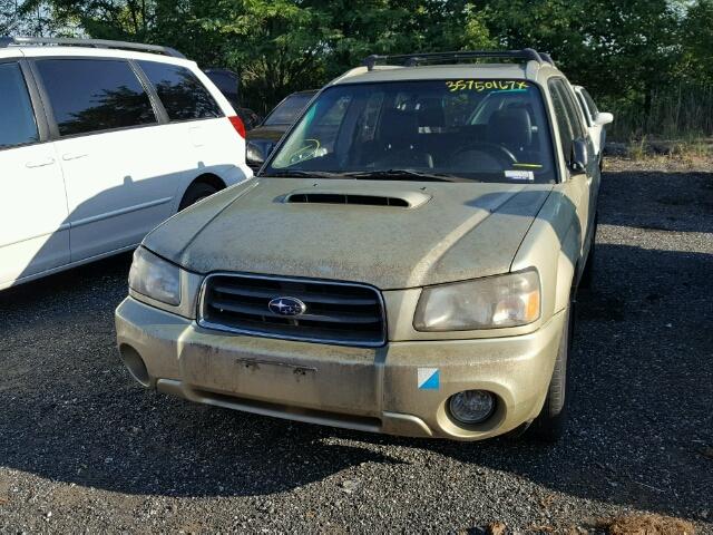 JF1SG69654H745841 - 2004 SUBARU FORESTER 2 GOLD photo 9