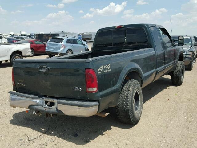 1FTNX21S71EB03059 - 2001 FORD F250 SUPER GREEN photo 4