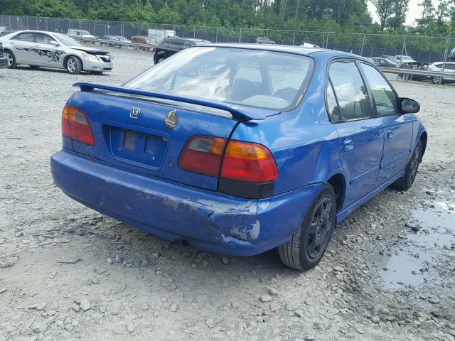 2HGEJ6613YH559119 - 2000 HONDA CIVIC BASE BLUE photo 4