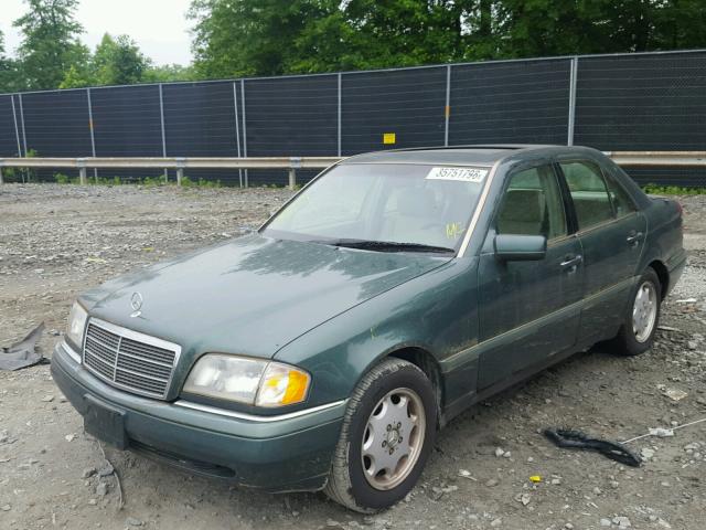 WDBHA22EXSF126045 - 1995 MERCEDES-BENZ C 220 GREEN photo 2