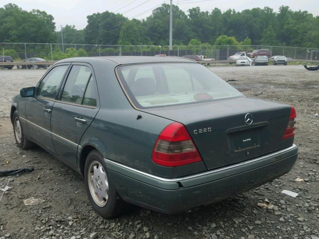 WDBHA22EXSF126045 - 1995 MERCEDES-BENZ C 220 GREEN photo 3