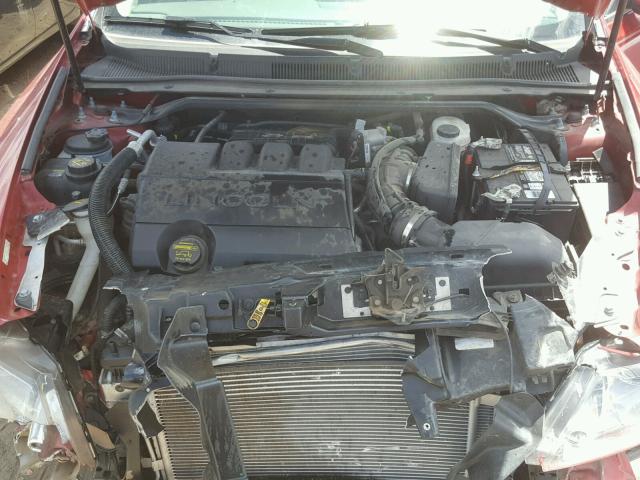 1LNHL9DR3CG803447 - 2012 LINCOLN MKS RED photo 7