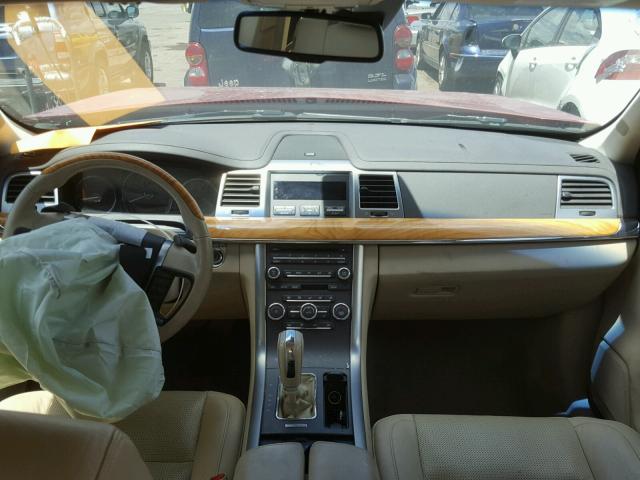 1LNHL9DR3CG803447 - 2012 LINCOLN MKS RED photo 9