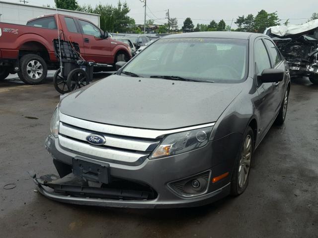 3FADP0L37BR129266 - 2011 FORD FUSION HYB GRAY photo 2