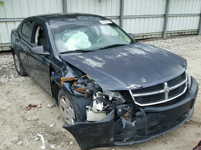 1B3LC46K58N613199 - 2008 DODGE AVENGER SE BLUE photo 1