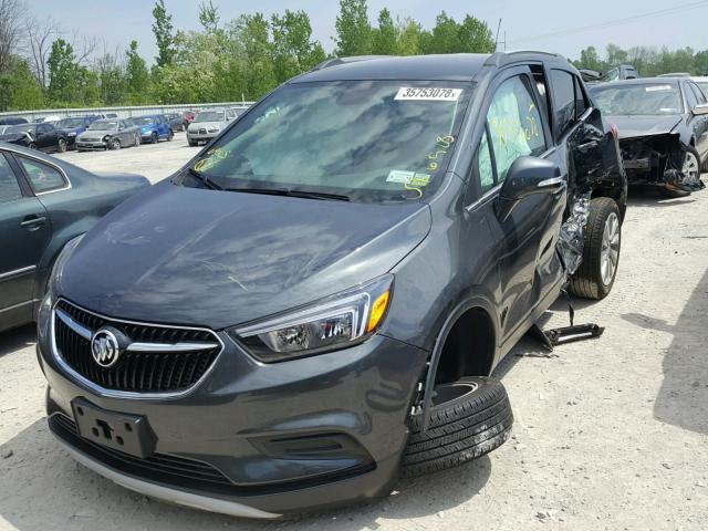 KL4CJASB0HB053449 - 2017 BUICK ENCORE PRE BLACK photo 2